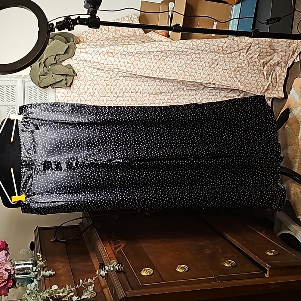 NWT Forever 21 satin polka dot wide leg pants